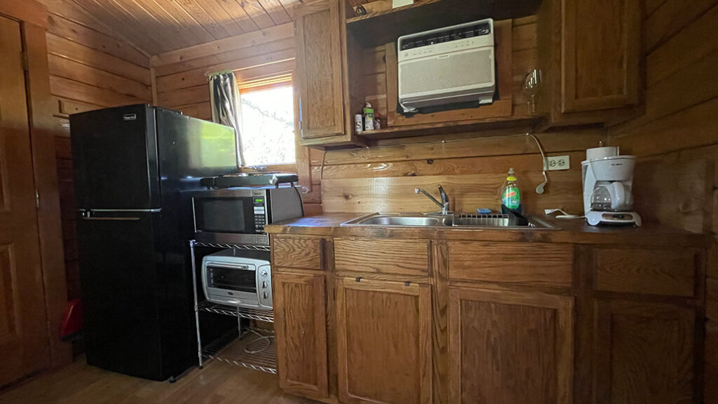 cabin rentals kitchen