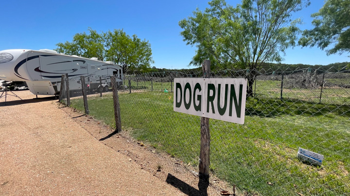 rv park dog run facility