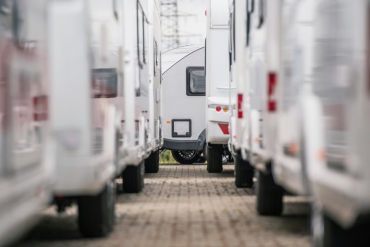 rv trailers outdoor