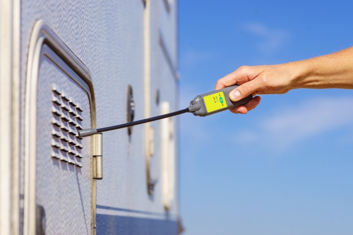 Ensuring RV safety with a routine check on an exterior utility panel