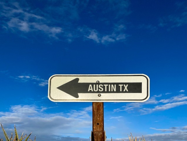 austin texas road signage