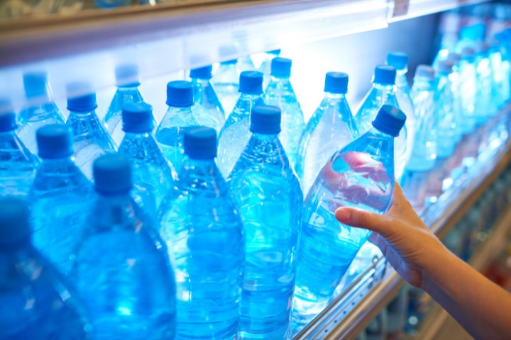 Convenience store water supplies stop for RV travelers