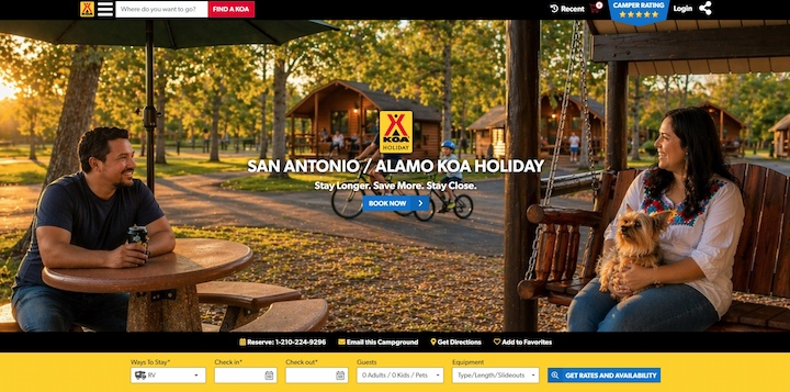 San Antonio / Alamo KOA Holiday