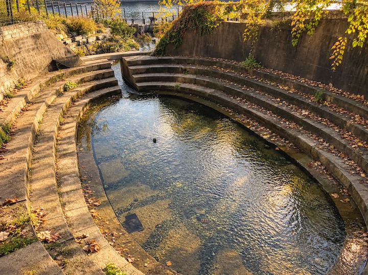 Historic William Barton's Spring area in Austin, Texas